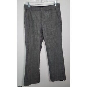 Banana Republic Womens Sz 2 Logan Wool Dress Pants Slacks Trousers Gray Lined